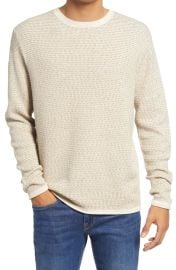 Treasure & Bond Space Dye Cotton Sweater in Dark Oatmeal at Nordstrom